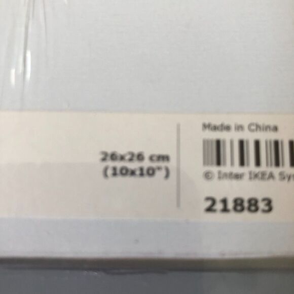 NEW IKEA Malma Mirror White Set of 2 10”X10” 202.328.29 Hanging - Picture 6 of 6